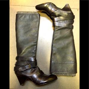 Cynthia Rowley Black Lainey Boots size 39.5